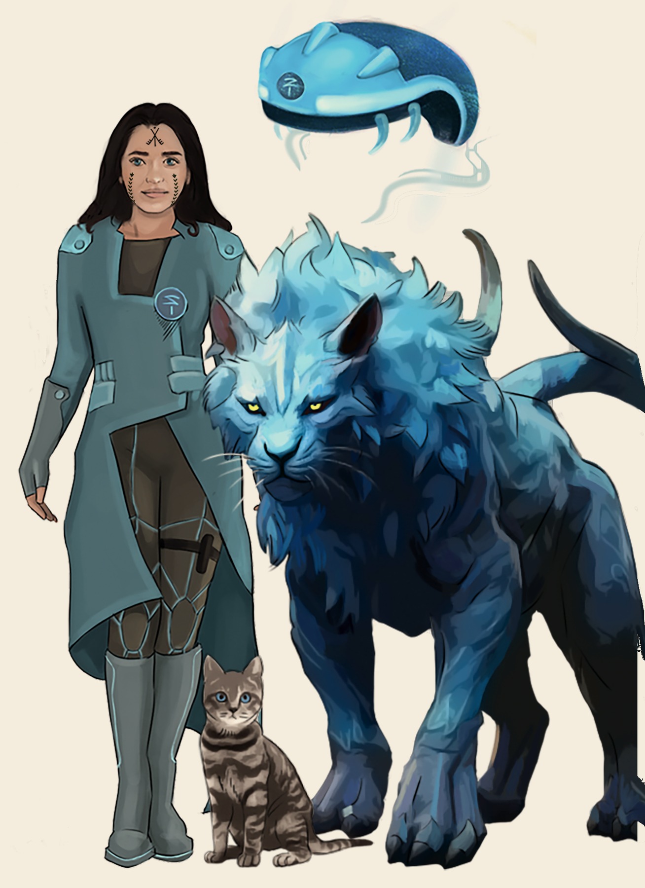 Safae, Minouch and Sahar the Chimera