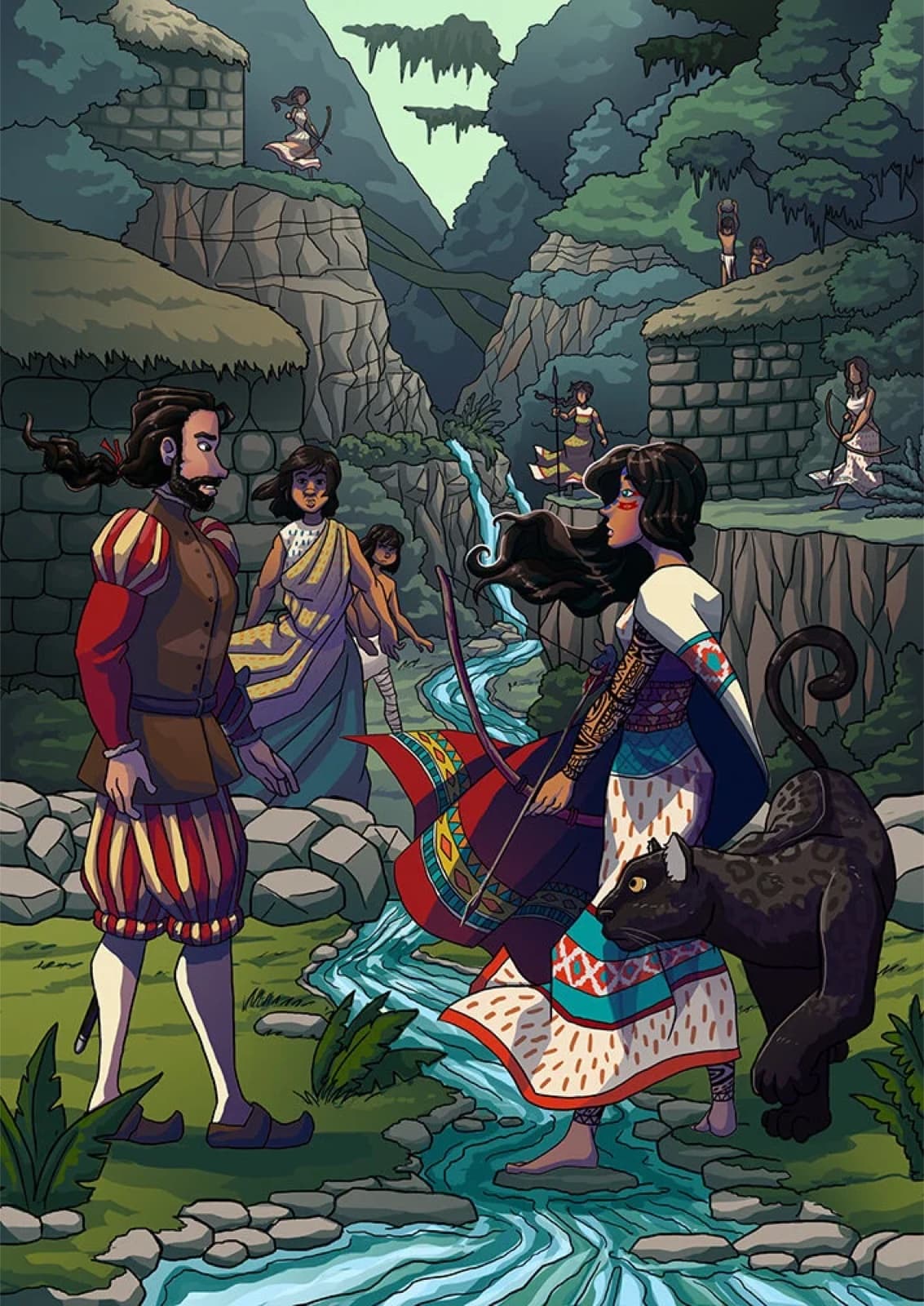 Alonso meets Kava, the Inca princess