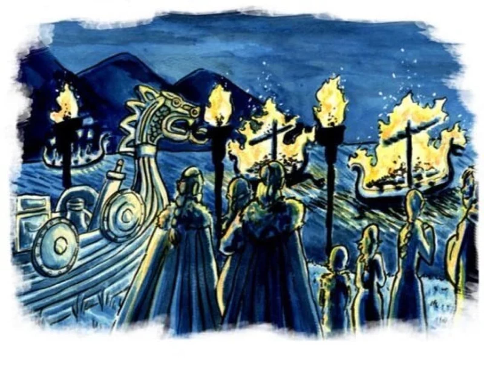 Viking funeral